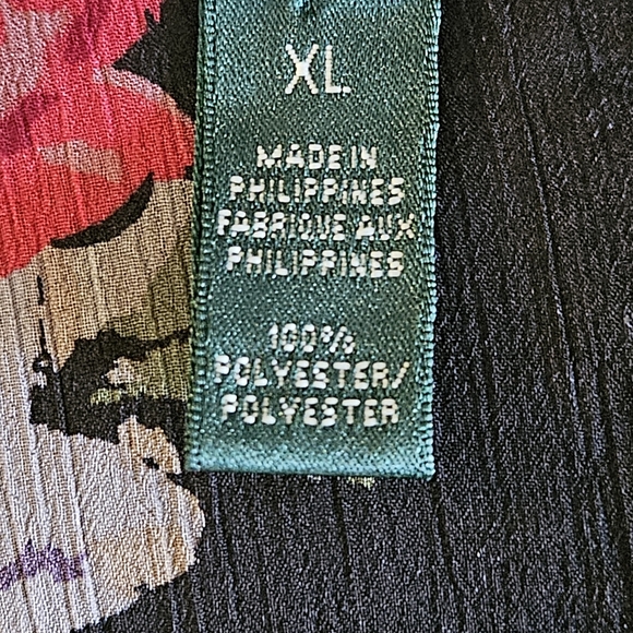 LAUREN Ralph Lauren Sheer Ruffled Blouse - Picture 10 of 10